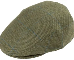 Alan Paine Hats & Scarves|Hats & Scarves<Combrook Tweed Waterproof Flat Cap