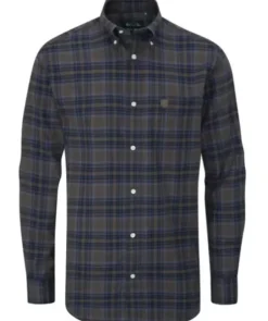Alan Paine Shirts|Shirts & Tops<Ilkley Flannel Button Down Shirt - Shooting Fit