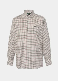 Alan Paine Shirts & Tops|Shirts<Ilkley Men's Shirt Longer Length Shooting Fit