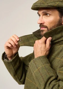 Alan Paine Jackets & Coats|Jackets & Coats<Men's Rutland Waterproof Tweed Shooting Coat