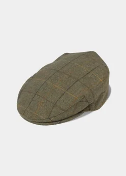 Alan Paine Hats & Scarves|Hats & Scarves<Men's Rutland Waterproof Tweed Flat Cap