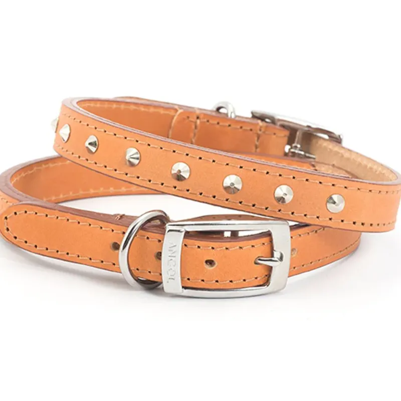 Ancol Pet Products Collars And Leads<Ancol Heritage Leather Stud Collar