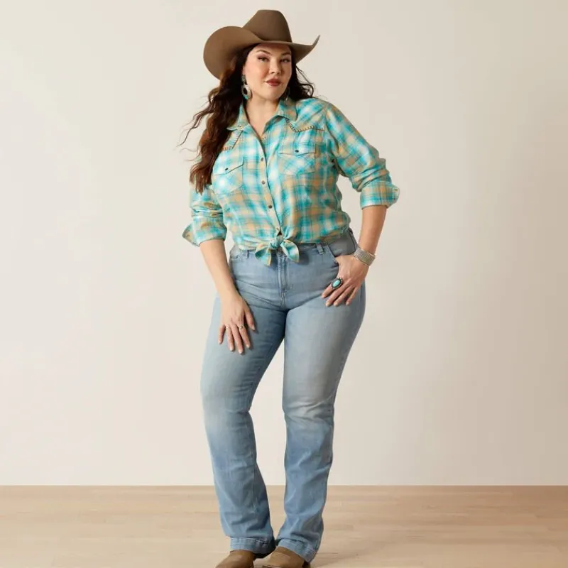 Ariat Shirts & Tops|Shirts & Tops<Women's Roping Plaid Shirt