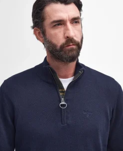 Barbour Shirts & Tops|Shirts<Cotton Half Zip Jumper SS24
