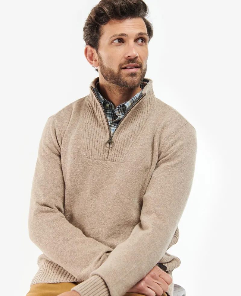 Barbour Sweaters & Fleeces|Sweaters & Fleeces<Men's Nelson Essential Half-Zip Sweater