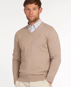 Barbour Sweaters & Fleeces|Sweaters & Fleeces<Men's Pima Cotton V-Neck Jumper