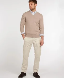 Barbour Sweaters & Fleeces|Sweaters & Fleeces<Men's Pima Cotton V-Neck Jumper