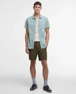 Barbour Trousers|Trousers & Breeks<Men's Washed Oxford Relaxed Shorts SS25