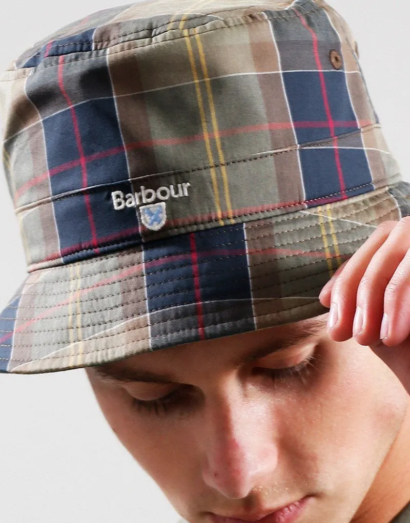 Barbour Hats & Scarves|Hats & Scarves<Tartan Bucket Hat