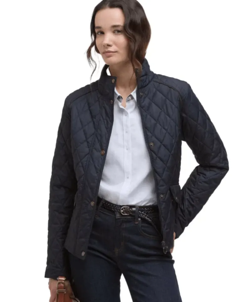 Barbour Jackets & Coats|Trousers<Women's Crawford Cavalry Quilted Jacket SS25