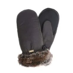 Barbour Gloves|Gloves<Women's Fur Trim Mitt