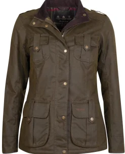 Barbour Jackets & Coats|Trousers<Women's Winter Defence Wax Jacket