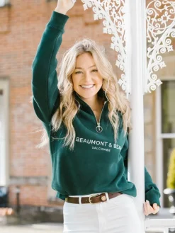 Beaumont u0026 Bear Sweaters & Fleeces|Sweaters & Fleeces<Beaumont & Bear Unisex Kingswear Quarter Zip