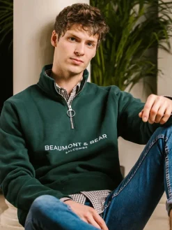 Beaumont u0026 Bear Sweaters & Fleeces|Sweaters & Fleeces<Beaumont & Bear Unisex Kingswear Quarter Zip