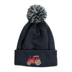 Country Ways Accessories<British Country Collection Children's Tractor Pom Pom Hat