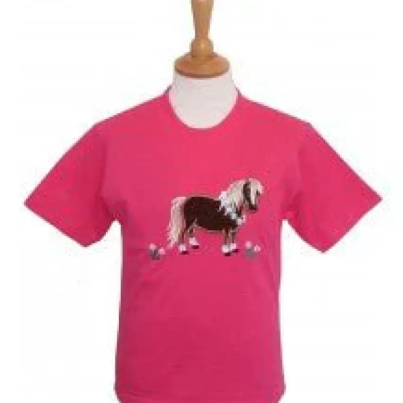 British Country Collection Accessories|Tops & Base Layers<Flora Pony Children's T-shirt