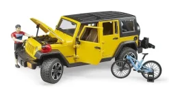 Bruder Toys<Jeep Wrangler and Bike
