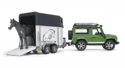 Bruder Toys<Land Rover Defender Station Wagon with Horse Trailer