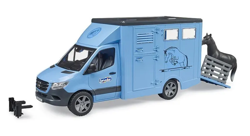 Bruder Toys<MB Sprinter Animal Transporter with Horse