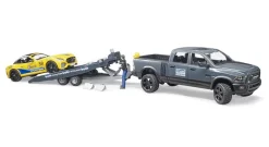 Bruder Toys<RAM Power Wagon & Roadster Racing Team