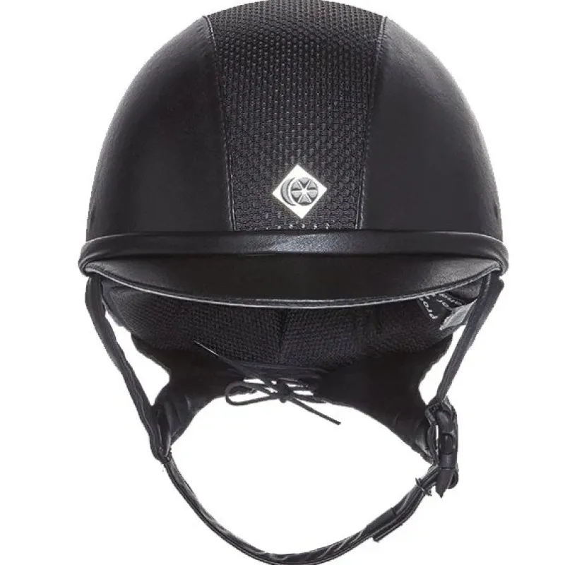 Charles Owen Riding Hats|Riding Hats<AYR8 Plus Leather Look Riding Helmet