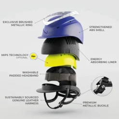 Charles Owen Riding Hats|Riding Hats<Halo Riding Helmet - Black Matte Standard