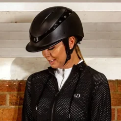 Charles Owen Riding Hats|Riding Hats<Luna Riding Helmet Standard Peak
