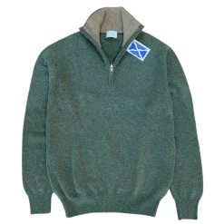 Country Ways Scotland Sweaters & Jumpers<Women's Lambswool 3/4 Zip Neck Sweater