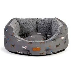 Danish Design Dog Beds & Blankets<Fat Face Marching Dogs Deluxe Slumber Bed