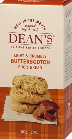 Dean's Food<Butterscotch Shortbread 160g