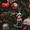 Equetech Homeware<Canine Embroidered Christmas Decoration
