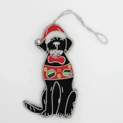 Equetech Homeware<Canine Embroidered Christmas Decoration