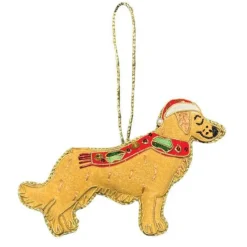 Equetech Homeware<Canine Embroidered Christmas Decoration