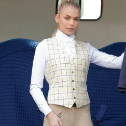 Equetech Gilets|Gilets<Classic Tattersall Check Waistcoat