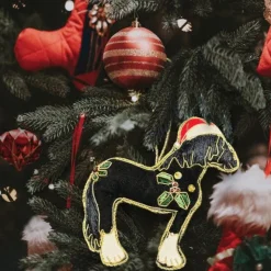 Equetech Homeware<Equine Embroidered Christmas Decoration
