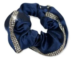 Equetech Hair Bands & Nets<Satin Deluxe Crystal Hair Scrunchie