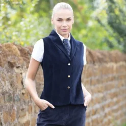 Equetech Gilets|Gilets<Velvet Lapel Showing Waistcoat