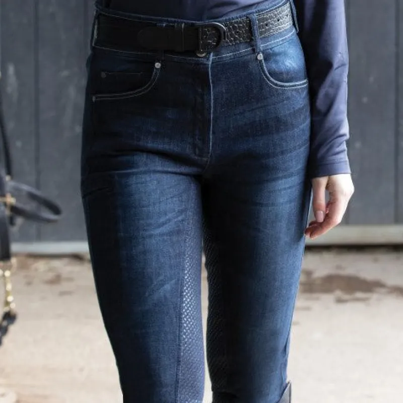 Equetech Jodhpurs, Breeches & Leggings<Women's Ultimo Denim Grip Breeches