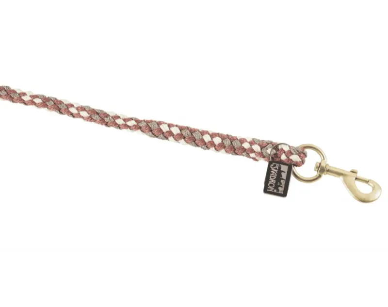 Eskadron Lead Ropes<AW19 Heritage Lead Rope with Carabine Hook Rosewood