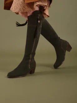 Fairfax u0026 Favor Women's Leather Boots<Fairfax & Favor Heeled Suede Regina Regular Fit AW24