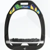 Flex-On Stirrup Irons<Green Composite Stirrups with Patterned Magnetic Stickers