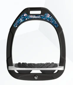 Flex-On Stirrup Irons<Green Composite Stirrups with Patterned Magnetic Stickers
