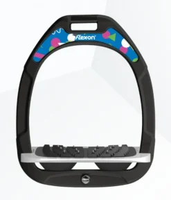 Flex-On Stirrup Irons<Green Composite Stirrups with Patterned Magnetic Stickers
