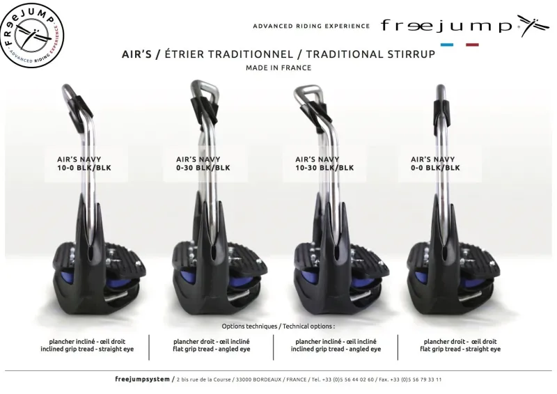 FreeJump Stirrup Irons<AIR'S Dressage Edition