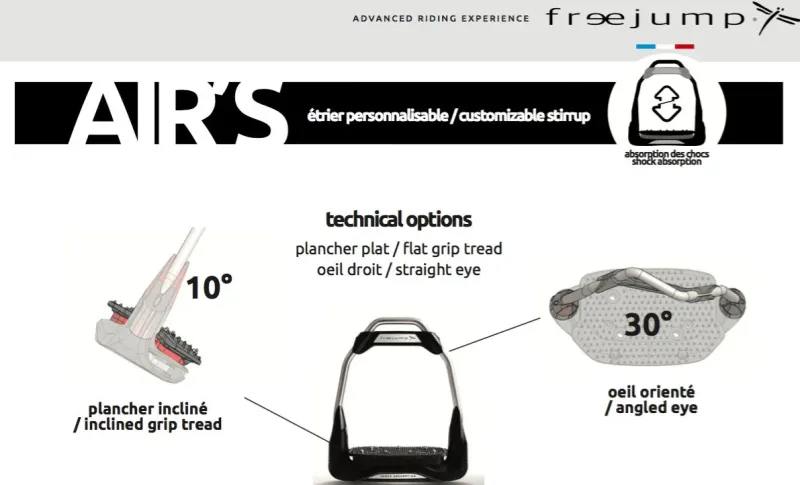 FreeJump Stirrup Irons<AIR'S Standard Stirrup