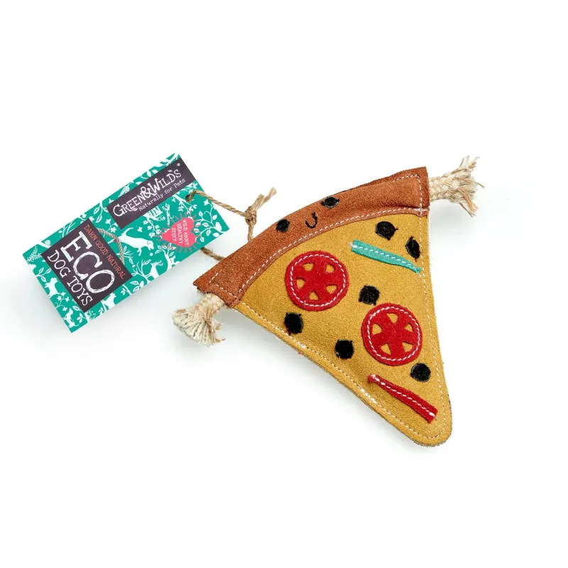 Green u0026 Wild's Dog Toys<Green & Wild Pepe La Pizza Eco Toy