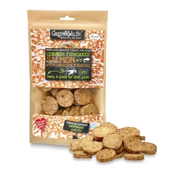 Green u0026 Wild's Dog Treats|Dog Treats<Green & Wild's Cornish Fishcakes - Salmon, Carrot & Turmeric