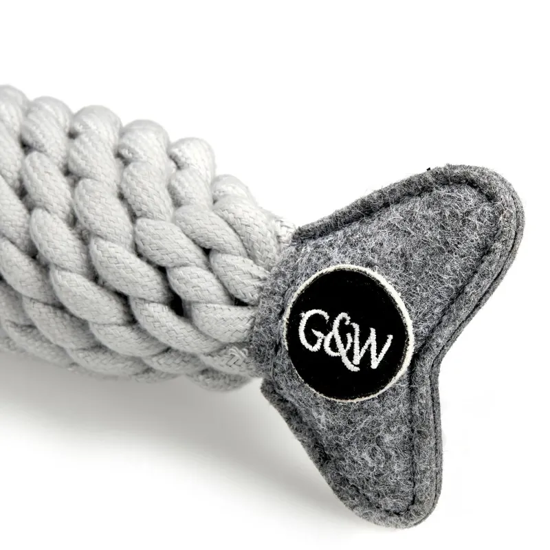 Green u0026 Wild's Dog Toys<Green & Wild's Roger the Ropefish Eco Dog Toy