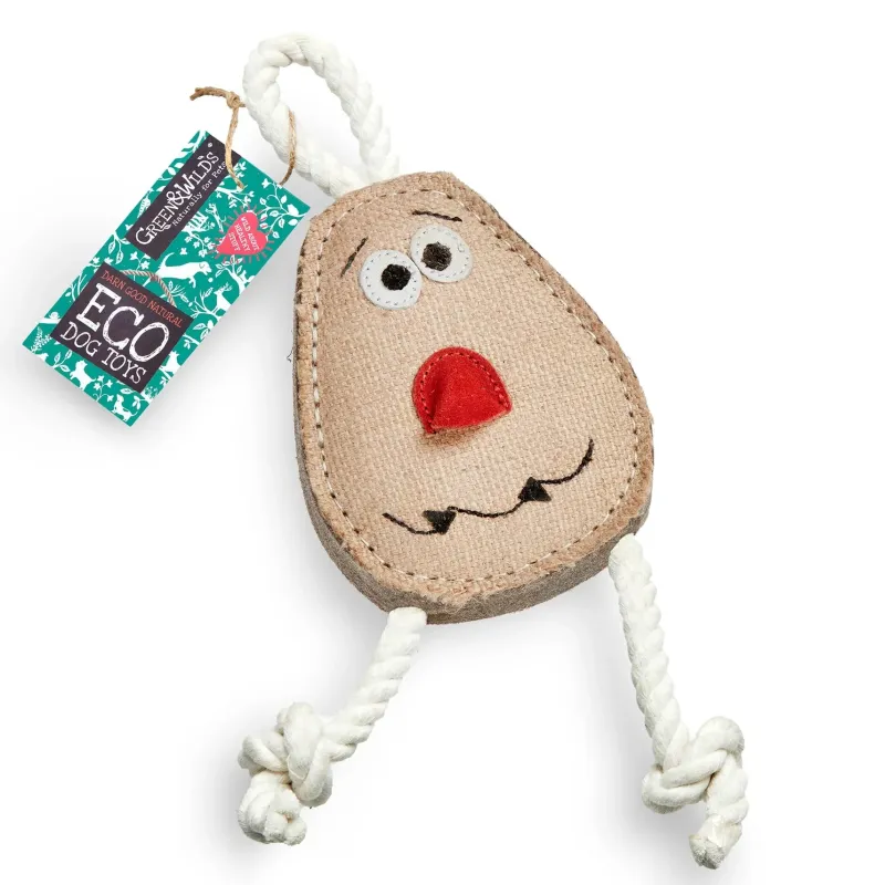 Green u0026 Wild's Dog Toys<Green & Wild's Spud Nik Eco Dog Toy