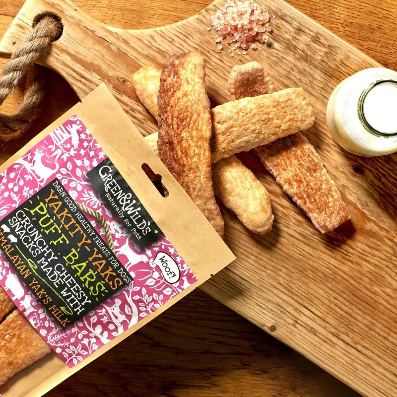 Green u0026 Wild's Dog Treats|Dog Treats<Green & Wild's Yakity Yak Puff Bars